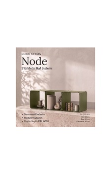 Node 3'lü Modüler Metal Tezgah Üstü Mutfak Rafı Ve Kahve Köşesi Standı 49x16 Cm Yeşil - 943947129 Yeşil Node 3'lü Modüler Metal Tezgah Üstü Mutfak Rafı Ve Kahve Köşesi Standı 49x16 Cm Yeşil - 943947129 Yeşil