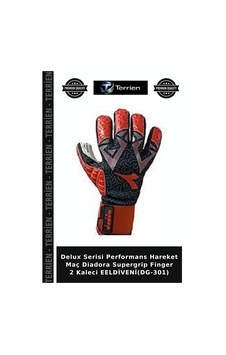 Delux Serisi Performans Hareket Maç Diadora Supergrip Finger 2 Kaleci Eeldiveni Dg-301 Siyah - Kırmızı Delux Serisi Performans Hareket Maç Diadora Supergrip Finger 2 Kaleci Eeldiveni Dg-301 Siyah - Kırmızı