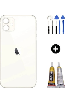 Apple Uyumlu iPhone 11 Arka Pil Batarya Kapak Beyaz + Montaj Seti Apple Uyumlu iPhone 11 Arka Pil Batarya Kapak Beyaz + Montaj Seti