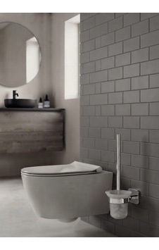 Duvara Monte Wc Fırçalık Gümüş Duvara Monte Wc Fırçalık Gümüş