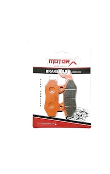 Cub 100 Motosiklet Çengelli Ön Fren Disk Balatası Turuncu