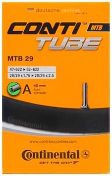 Continental Schrader 29x1.75 / 2.50 Mtb A40 İç Lastik Kalın Sibop Continental Schrader 29x1.75 / 2.50 Mtb A40 İç Lastik Kalın Sibop