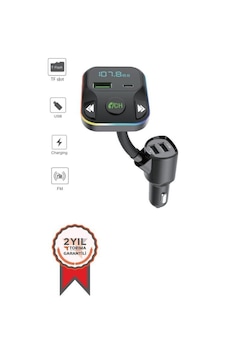 Torima G12 Pd Şarj Özellikli Dijital Göstergeli Bluetooth Fm Transmitter Torima G12 Pd Şarj Özellikli Dijital Göstergeli Bluetooth Fm Transmitter