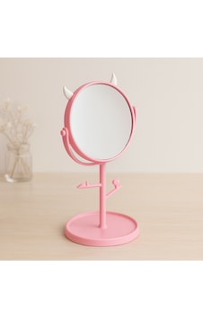 Yuvarlak Makyaj Aynası 15 Cm Renkli Plastik, Takılabilir Çok Renkli Yuvarlak Makyaj Aynası 15 Cm Renkli Plastik, Takılabilir Çok Renkli