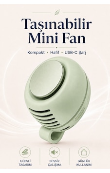 Taşınabilir Klipsli Mini Fan - 3 Kademeli Hız Ayarlı, Sessiz Motorlu, Usb Şarj Edilebilir Bel Ve Yaka Tipi Giyilebilir Vantilatör Taşınabilir Klipsli Mini Fan - 3 Kademeli Hız Ayarlı, Sessiz Motorlu, Usb Şarj Edilebilir Bel Ve Yaka Tipi Giyilebilir Vantilatör