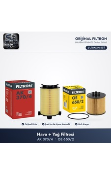 Filtron Filtre Bakım Seti Hava+yağ - Golf 5-6 / Passat B6-b7 / Leon 2 1.4 Tsı / 1.6 Fsı Filtron Filtre Bakım Seti Hava+yağ - Golf 5-6 / Passat B6-b7 / Leon 2 1.4 Tsı / 1.6 Fsı