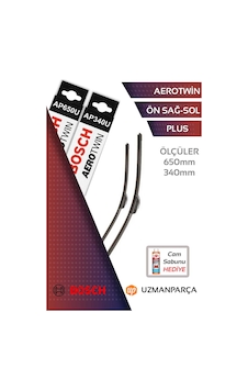 Bosch 3397006952+3397006941 650 Mm + 340 Mm Muz Tipi Aerotwin Ön Silecek Seti Bosch 3397006952+3397006941 650 Mm + 340 Mm Muz Tipi Aerotwin Ön Silecek Seti