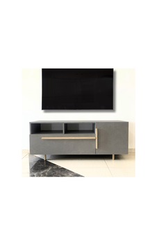 Tv Ünitesi 135 Cm Egger Gri Beton Gri Gri