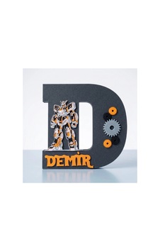Kişiye Özel 3d Baskı İsim Harfi Panosu Robot Temalı Erkek Bebek Odası Dekoru Çok Renkli Kişiye Özel 3d Baskı İsim Harfi Panosu Robot Temalı Erkek Bebek Odası Dekoru Çok Renkli