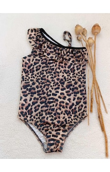 Bilge Trend Kız Çocuk Tek Omuz Volan Detaylı Leopar Desen Deniz Havuz Mayo Leopar Bilge Trend Kız Çocuk Tek Omuz Volan Detaylı Leopar Desen Deniz Havuz Mayo Leopar