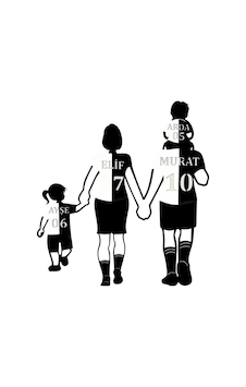 Kişiye Özel Beşiktaş Temalı Baba Anne 2 Çocuk Mdf Duvar Dekoru İsim Ve Numara Yazılabilir Hediyelik Kişiye Özel Beşiktaş Temalı Baba Anne 2 Çocuk Mdf Duvar Dekoru İsim Ve Numara Yazılabilir Hediyelik