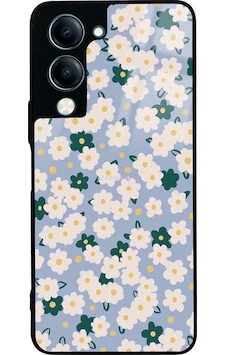 Vivo Y04 Daisy Pattern Tasarımlı Glossy Telefon Kılıfı Çok Renkli Vivo Y04 Daisy Pattern Tasarımlı Glossy Telefon Kılıfı Çok Renkli