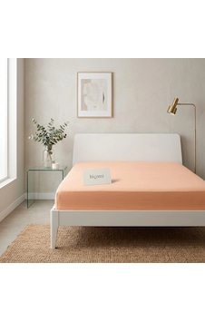 Biçomi Newsheet %100 Pamuklu Kaymayan & Terletmeyen Çift Kişilik Penye Lastikli Çarşaf 180x200 Cm - Somon Biçomi Newsheet %100 Pamuklu Kaymayan & Terletmeyen Çift Kişilik Penye Lastikli Çarşaf 180x200 Cm - Somon