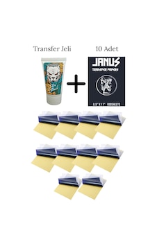 Janus Transfer Dövme Kağıdı 10'lu +transfer Jeli Dövme Transfer Seti Janus Transfer Dövme Kağıdı 10'lu +transfer Jeli Dövme Transfer Seti