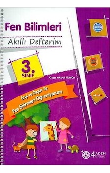 4 Adım 3.Sınıf Fen Bilimleri Akıllı Defterim