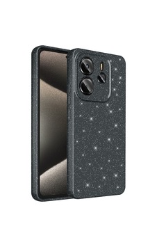 Xiaomi Redmi Note 14 5g Kılıf Kamera Korumalı Simli Lüks Zore Koton Kapak Siyah Xiaomi Redmi Note 14 5g Kılıf Kamera Korumalı Simli Lüks Zore Koton Kapak Siyah