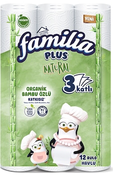 Familia Plus Natural Havlu 12'li Familia Plus Natural Havlu 12'li