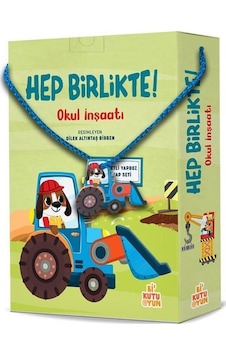 Hep Birlikte - Okul İnşaatı Kitap Ve Oyun Seti Yeni Set Hep Birlikte - Okul İnşaatı Kitap Ve Oyun Seti Yeni Set