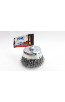 Ha11145 Pimli Gri Tel Çanak Fırça 50 Mm Ha11145 Pimli Gri Tel Çanak Fırça 50 Mm