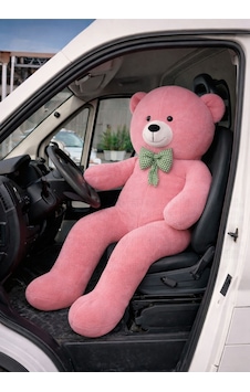 160 Cm Dev Peluş Ayı Hediyelik Peluş Oyuncak Pembe 160 Cm Dev Peluş Ayı Hediyelik Peluş Oyuncak Pembe