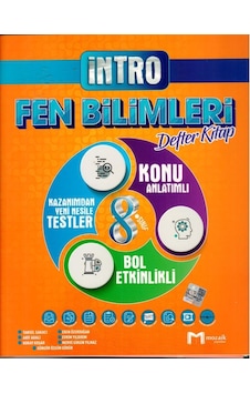Mozaik Yayınları 8. Sınıf Fen Bilimleri İntro Defter Kitap
