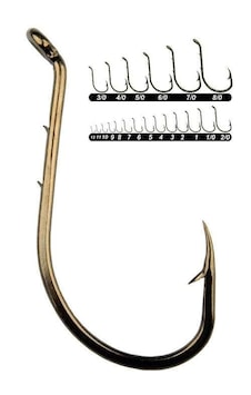 Youvella 1364 Delikli Tırnaklı Papağan Olta İğnesi 100lü Kutu Bronz 4-0 Youvella 1364 Delikli Tırnaklı Papağan Olta İğnesi 100lü Kutu Bronz 4-0