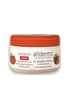 Alldermo Ahududu Çilek El Bakım Kremi 250 ML Alldermo Ahududu Çilek El Bakım Kremi 250 ML
