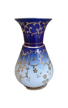 Kütahya Porselen Kandil 25 Cm Vazo Dekor No:3678 Kobalt Kütahya Porselen Kandil 25 Cm Vazo Dekor No:3678 Kobalt