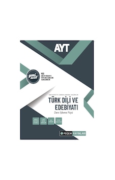 AYT Türk Dili ve Edebiyatı Ders İşleme Föyü - Pegem Akademi Yayıncılık AYT Türk Dili ve Edebiyatı Ders İşleme Föyü - Pegem Akademi Yayıncılık