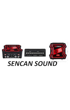 Edison Ed-se4.60d 4 Kanal Mini Class D Oto Amfi 4x60 Rms Hi-level Giriş Sencan Sound