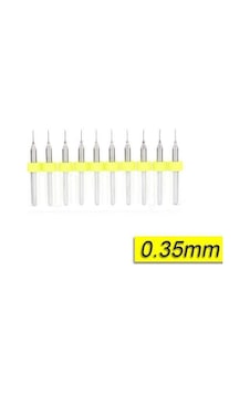 PCB Mikro Karbür CNC Matkap Ucu 10lu Set 0,35mm Tungsten 18 Shank PCB Mikro Karbür CNC Matkap Ucu 10lu Set 0,35mm Tungsten 18 Shank