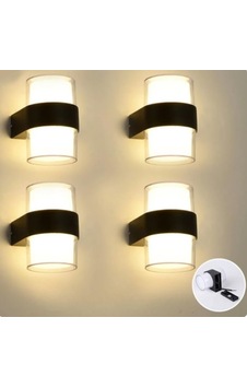 Duvar Led Lamba 12w Gün Işık 3200k Bahçe Teras İç&dış Mekan Dekoratif Led Aplik Aydınlatma 4 Adet Sku: Zeusb0clp7xvdh 2 Adet.