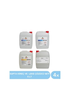 Supta Kireç ve Leke Çözücü Seti 4 x 5 L