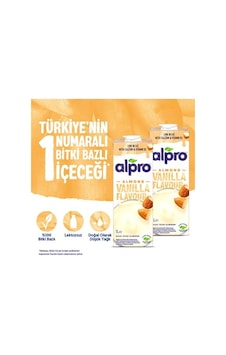 Vanilyalı Badem Sütü 2x1 L Vegan Laktozsuz Alternatif Vanilyalı Badem Sütü 2x1 L Vegan Laktozsuz Alternatif