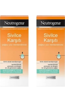 Neutrogena Sivilce Karşıtı Yağsız Yüz Nemlendiricisi 2 x 50 ML Neutrogena Sivilce Karşıtı Yağsız Yüz Nemlendiricisi 2 x 50 ML