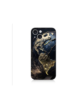 Apple Uyumlu iPhone 15 Plus Dünya Haritası Desenli Silikon Kılıf Silikon Apple Uyumlu iPhone 15 Plus Dünya Haritası Desenli Silikon Kılıf Silikon