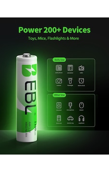 Ebl LN-8123 1100 mAh 1.2 V Ni-Mh AAA İnce Kalem Pil 4'lü Ebl LN-8123 1100 mAh 1.2 V Ni-Mh AAA İnce Kalem Pil 4'lü