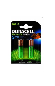 Duracell Şarjli Kalem Pil 2500mah Aa 2li Duracell Şarjli Kalem Pil 2500mah Aa 2li