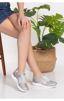 Gümüş Fileli Ortopedik Spor Sandalet Gümüş Fileli Ortopedik Spor Sandalet