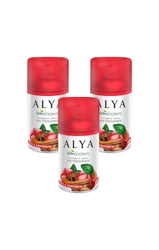 Alya Nature's Scents Apple & Cinnamon Oda Kokusu Yedek Makine Spreyi 3 x 250 ML Alya Nature's Scents Apple & Cinnamon Oda Kokusu Yedek Makine Spreyi 3 x 250 ML