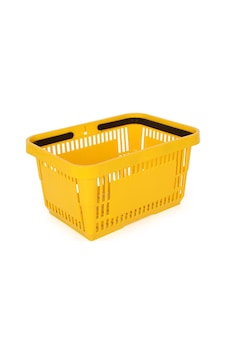 22 Lt Plastik Alışveriş Sepeti - Market El Sepeti Sarı 22 Lt Plastik Alışveriş Sepeti - Market El Sepeti Sarı