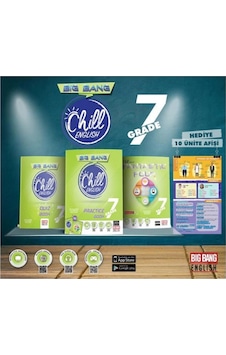 Big Bang 7. Sınıf Chill English Practice Book Fantastic Four Quiz Book Ünite Afişleri Big Bang 7. Sınıf Chill English Practice Book Fantastic Four Quiz Book Ünite Afişleri
