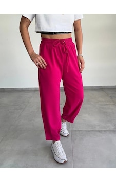 Defymoda Kadın Dalgıç Krep Full Likralı Paçası Pens Detay Pantolon Pembe Defymoda Kadın Dalgıç Krep Full Likralı Paçası Pens Detay Pantolon Pembe