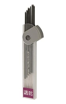Yüksek Kaliteli 2b 2.0 Mm Min Kalem Uç Seti - 12 Adet Yüksek Kaliteli 2b 2.0 Mm Min Kalem Uç Seti - 12 Adet