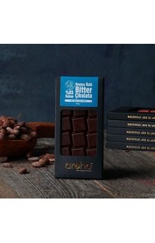 Aroha Şeker İlavesiz Vegan Hurma Özlü Bitter Çikolata - %85 Kakao 80 G Aroha Şeker İlavesiz Vegan Hurma Özlü Bitter Çikolata - %85 Kakao 80 G