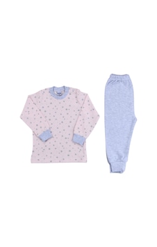 Sebi Bebe Yıldızlı Pijama Takım 9192 Pembe Sebi Bebe Yıldızlı Pijama Takım 9192 Pembe