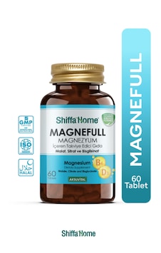 Shiffa Home Magnefull 60 Tablet Magnezyum İçeren Takviye Edici Gıda Shiffa Home Magnefull 60 Tablet Magnezyum İçeren Takviye Edici Gıda