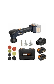 Maxxt MDMP20VX2P 20V Çift Akülü Orbital Polisaj Makinesi