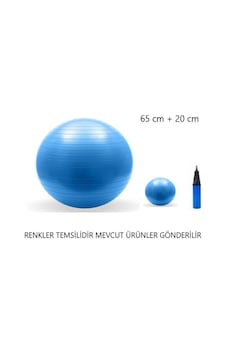 Ps Spor Pilates Topu 65 Cm + 20 Cm + Pompa Ps Spor Pilates Topu 65 Cm + 20 Cm + Pompa