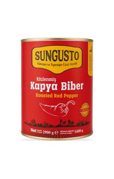 Sungusto Közlenmiş Kapya Biber Teneke 2900 G Sungusto Közlenmiş Kapya Biber Teneke 2900 G